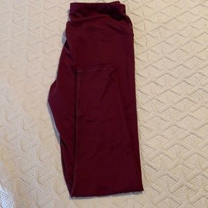 Maroon legging